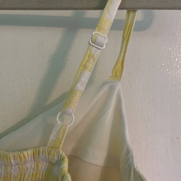 Yellow & White Gingham Top - Picture 4 of 4